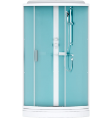 Душевая кабина AM.PM X-Joy W88C-401-090WT с крышей, белый