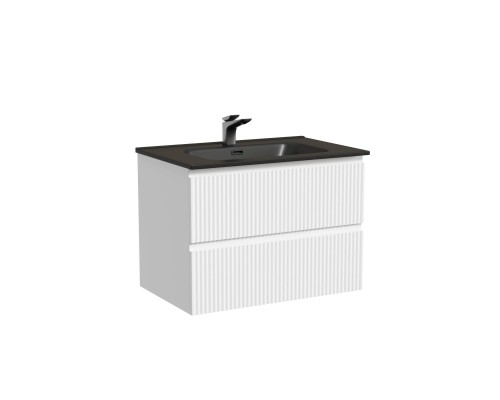 Тумба с раковиной Sancos Snob R 70, bianco, раковина CN7007MB