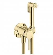 Plumberia Selection IXO Гигиенический душ, со смесителем, держатель, шланг PVC 125см., цвет: золото