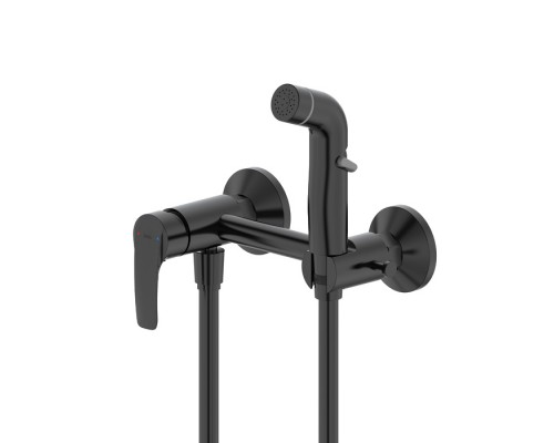 Гигиенический душ IDDIS Ray RAYBL00i08 со смесителем, матовый черный
