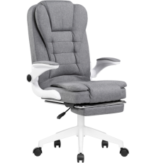 Игровое кресло Woodville Mitis gray, опора white