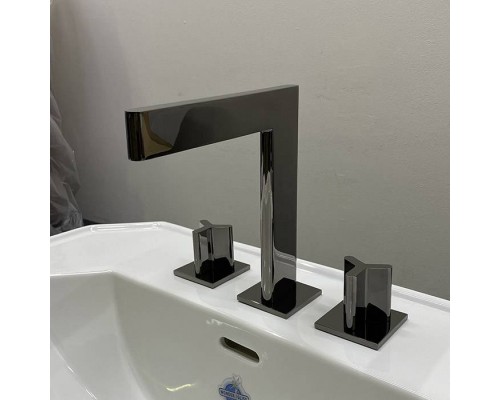 THG Icon-X Metal Смеситель для раковины, 3 отв., с донным клапаном, цвет: Aranja. U7G-D24-151 THG Icon-X Metal Смеситель для раковины, 3 отв., с донным клапаном, цвет: Aranja. U7G-D24-151