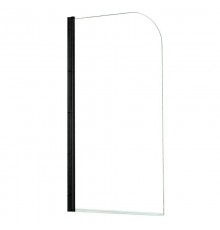 Шторка для ванны Azario Merrit 80х140 цвет профиля черный AZ-NF6211 800 BLACK
