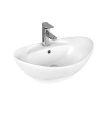 Накладная раковина Ceruttispa CR3301B 60x39,5 глянцевая белая