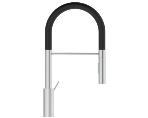 Ideal Standard Gusto Смеситель для кухни, на 1 отв., с высоким трубчатым вытяжным изливом R-типа, цвет: хром. BD417AA