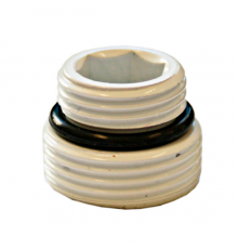 Ниппель Schlosser 1/2 х 3/4, белый 603000003.06