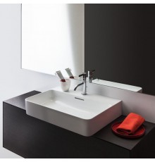 Laufen VAL Раковина 60х42х11.5 см, 1 отв., покрытие LLC, цвет: белый. 8.1628.3.400.104.1