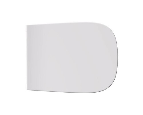 Alice Wunder Сиденье с крышкой для унитаза Wunder, с микролифтом, цвет: белый матовый/хром. MC4509S