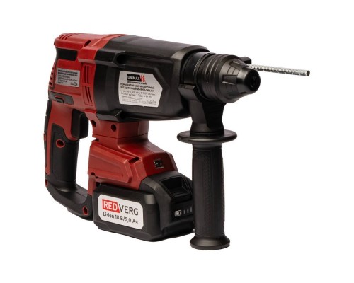 Перфоратор аккумуляторный бесщеточный REDVERG RD-RH18-24BLK/U Перфоратор аккумуляторный бесщеточный REDVERG RD-RH18-24BLK/U
