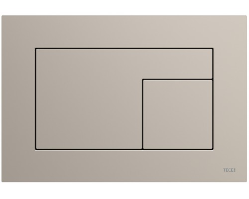 TECEvelvet 9240733 Панель смыва, 2 объёма, 220х150х5 мм, FENIX-против отпечатков, Серовато-бежевая 9240733