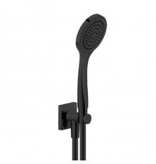 Gessi Emporio shower Душевой гарнитур, состоящий из вывода воды, держателя, шланга 1,5м и лейки, цвет: Black XL. 47323#299
