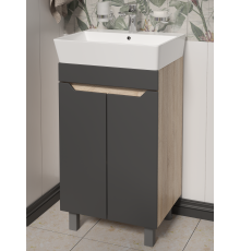Тумба с раковиной DIWO Архангельск 50 дуб сонома, антрацит