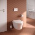 Toto GP Унитаз 54х38х33.5см., подвесной, безободковый, CeFiONtect, с сиденьем, SoftClose, петли из нерж. стали, цвет: белый. CW553Y, TC524EU