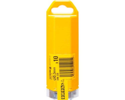 Сверло по металлу DeWalt Ф 8.5 DT5554-QZ (10 шт) Сверло по металлу DeWalt Ф 8.5 DT5554-QZ (10 шт)