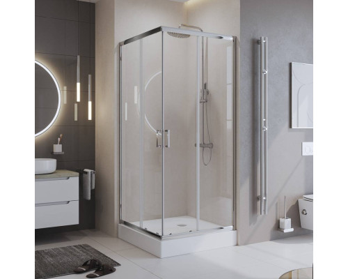 Душевой уголок BelBagno Uno -195 A 2 90 C Cr стекло прозрачное