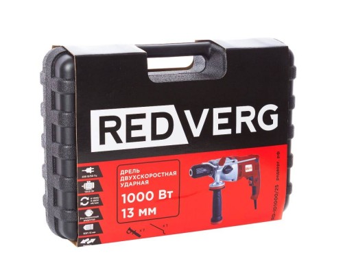 Дрель REDVERG RD-ID1000/2S ударная Дрель REDVERG RD-ID1000/2S ударная