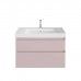 Kerama Marazzi Cubo Тумба подвесная 80см, с ящиками, цвет: мальва матовая. CUB.80.2\MAL