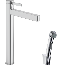 Смеситель для раковины Hansgrohe Finoris 260 76220000 с гигиеническим душем, хром