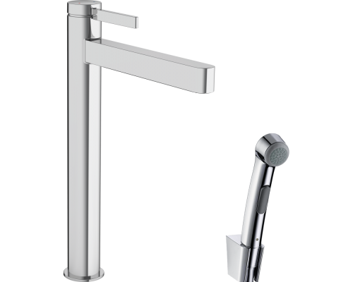 Смеситель для раковины Hansgrohe Finoris 260 76220000 с гигиеническим душем, хром