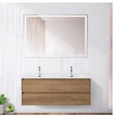 Мебель для ванной комнаты BelBagno Kraft 140 2 ящика, для двоих, rovere nebrasca nature
