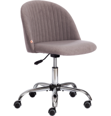 Компьютерное кресло TetChair Melody, велюр clermon, светло-серый 60