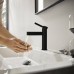 Hansgrohe Finoris Смеситель для раковины, 1 отв., с донным клапаном, цвет: черный матовый. 76020670
