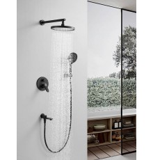 Душевая система встраиваемая Shevanik S4335H, черный
