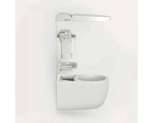 Artceram Hype Унитаз-биде 38х59см., подвесной, безободковый, saniglaze, soft-close, с пультом управления, цвет: белый матовый. KHYV001 05 00