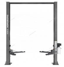 Подъемник двухстоечный 4 т, верхняя синхронизация, H=4 м, 380 В, серый NORDBERG N4120H1-4G_3+2_380