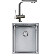 Комплект Мойка Franke Box BXX 210-36 нержавеющая сталь + Смеситель Atlas Clear water нержавеющая сталь