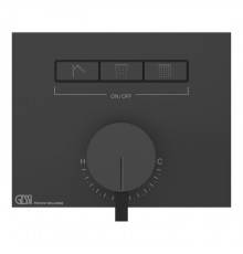 Gessi Hi-Fi Смеситель для душа, с включением до 3 источников одновременно, внешняя часть, цвет: black XL. 63081#299