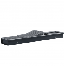 Конвектор отопления PrimoClima PCN 200х80х2500 внутрипольный, решетка анодированный алюминий