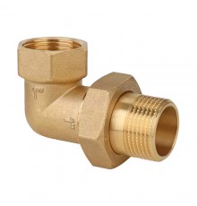 Разъёмное соединение резьбовое латунное Smart Install В/Н 3/4‘’ угловое. 52532S