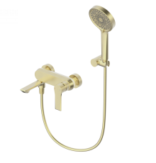 Смеситель для ванны с душем Wonzon   Woghand WW-88037079-BG, брашированное золото