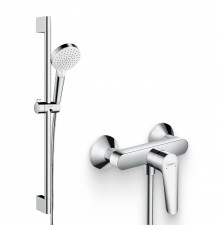 Душевой комплект Смеситель для душа Hansgrohe Logis E 71602000 + Гарнитур Crometta 1jet 900 26537400