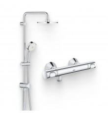 Душевой комплект Термостат Grohe Grohtherm 34793000 для душа + Стойка New Tempesta Cosmopolitan 27394002