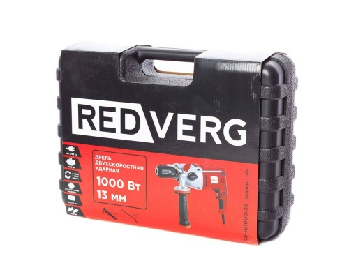 Дрель REDVERG RD-ID1000/2S ударная Дрель REDVERG RD-ID1000/2S ударная