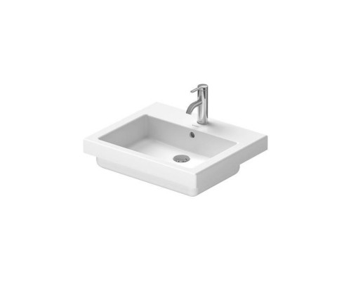 Duravit Vero Раковина 55x46.5см., встраиваемая, 1 отв., с переливом, цвет: белый. 0315550000 Duravit Vero Раковина 55x46.5см., встраиваемая, 1 отв., с переливом, цвет: белый. 0315550000