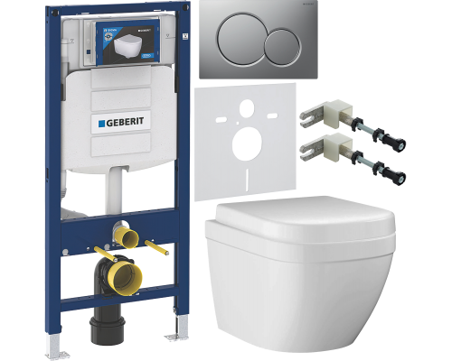 Комплект Унитаз подвесной Grohe Euro Ceramic 39206000 компактный + Крышка 39331001 + Инсталляция Geberit Duofix UP 320 111.300.00.5 + Кнопка Sigma 01 115.770.JQ.5 лакированная, матовый хром + Крепления 111.815.00.1 к стене + Шумоизоляция 156.050.00.1 Комплект Унитаз подвесной Grohe Euro Ceramic 39206000 компактный + Крышка 39331001 + Инсталляция Geberit Duofix UP 320 111.300.00.5 + Кнопка Sigma 01 115.770.JQ.5 лакированная, матовый хром + Крепления 111.815.00.1 к стене + Шумоизоляция 156.050.00.1