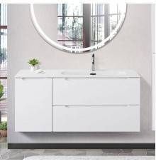 Тумба с раковиной BelBagno Etna 120 R 2 ящика. дверца, bianco lucido