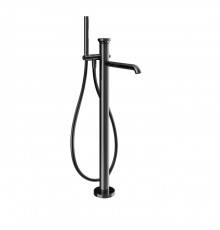 Gessi Origini Смеситель для ванны, наполньный, с ручной лейкой, в комплекте вставка., цвет: Black Metal PVD. 66028#706