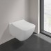VilleroyBoch Venticello Унитаз подвесной 375*560*330, безободковый, в комплекте сиденье SlimSeat, микролифт, цвет альпийский белый. 4611RS01