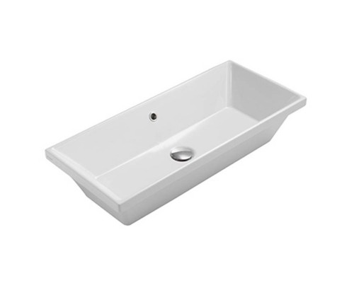 Globo Stockholm Раковина 75x34х17 см, без отв., цвет: белый. FO075.BI Globo Stockholm Раковина 75x34х17 см, без отв., цвет: белый. FO075.BI