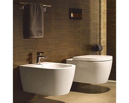 Duravit ME BY Starck Унитаз подвесной 57х37см., Rimless, включая крепление Durafix, цвет: белый матовый. 25290926001