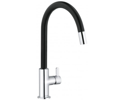 Kludi 46 851 8778 Bingo Star XS Смеситель для кухни 220 мм, выдвижной ∩ излив, 9 л/мин, черный матов 468518778