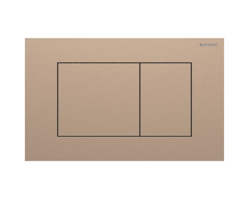 Geberit Sigma40 Клавиша для двойного смыва, квадратная: Красное золото. 115.629.QB.1