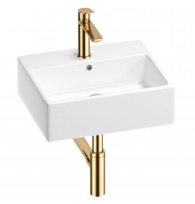 Комплект Wellsee Graceful Pro 201002933, белый глянцевый, золото, 4 в 1