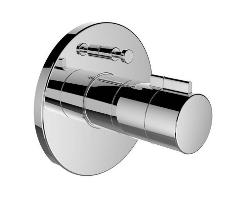 Laufen Curveplus Classic Смеситель для ванны/душа, встраиваемый, термостатический, дивертор, для установки с Simibox, цвет: хром. 3.2362.6.004.000.1