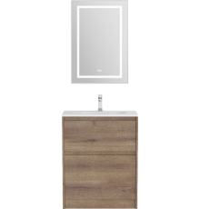 Мебель для ванной комнаты BelBagno Kraft 39 70 напольная, rovere tabacco, раковина BB-8099-3-70