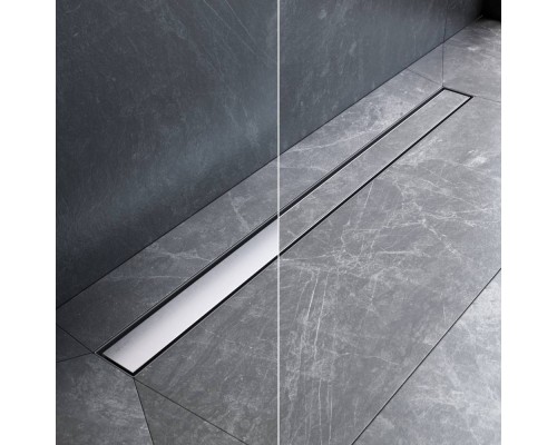 W01SC-U11-090-04SB Трап для душа линейный, универсальный затвор Tile, 90 см W01SC-U11-090-04SB Трап для душа линейный, универсальный затвор Tile, 90 см